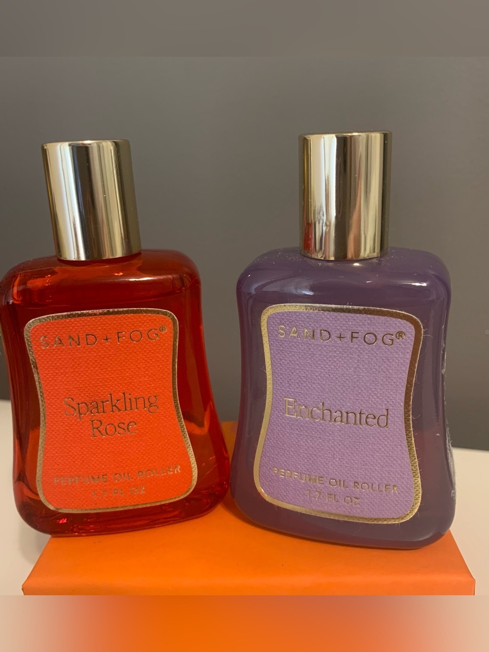 Sand + Fog Enchanted and Sparkling Rose Eau De Parfun Perfume Oile Roller set